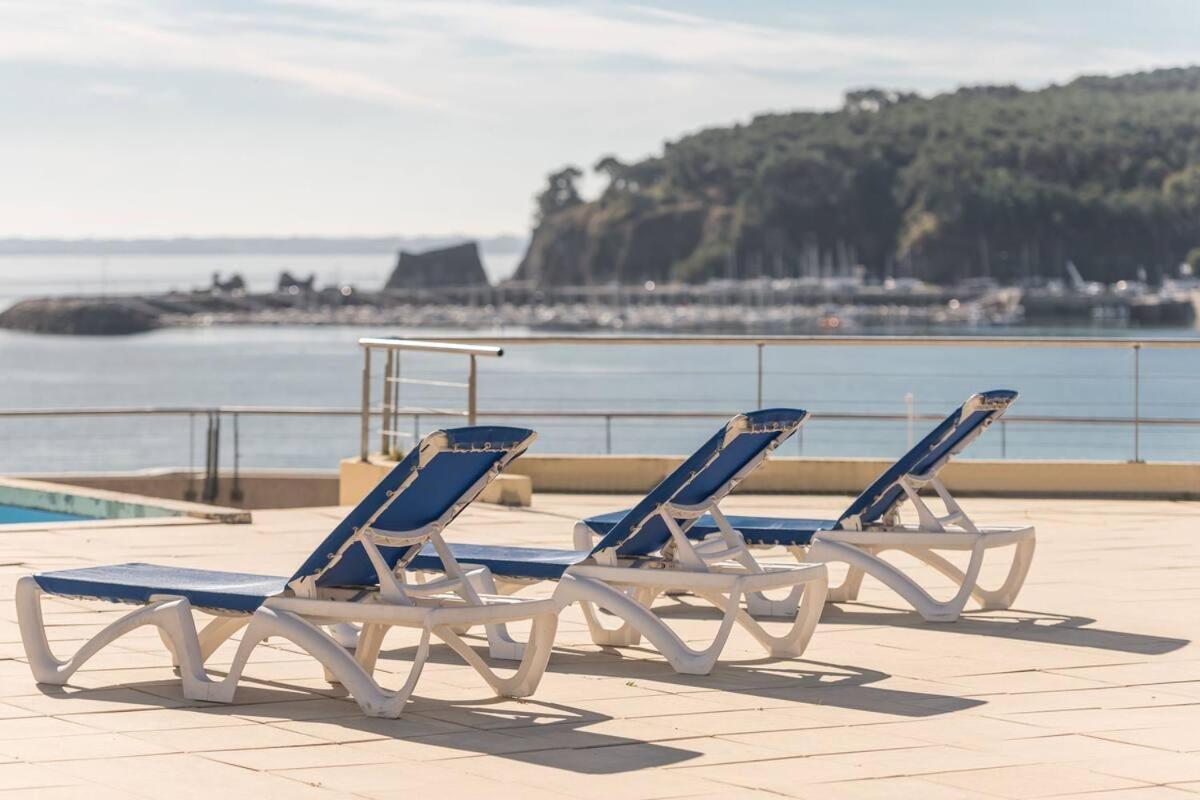 Appartement Cosy Les Pieds Dans L'Eau, Vue Mer Exceptionnelle Crozon Dış mekan fotoğraf